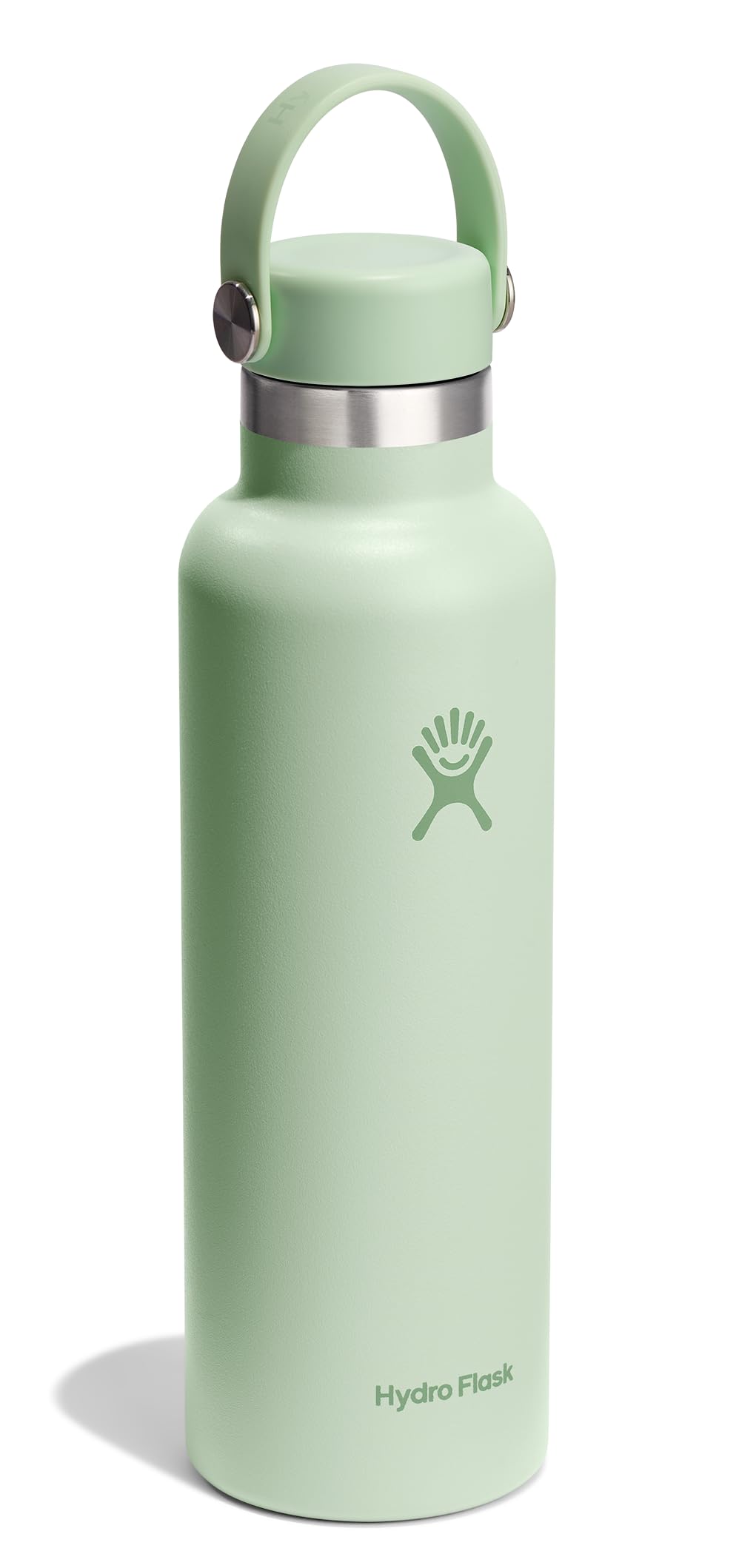 Hydro Flask Water Bottle - Insulated Stainless Steel - Non Spill, Leakproof in 21 Oz Aloe Green
