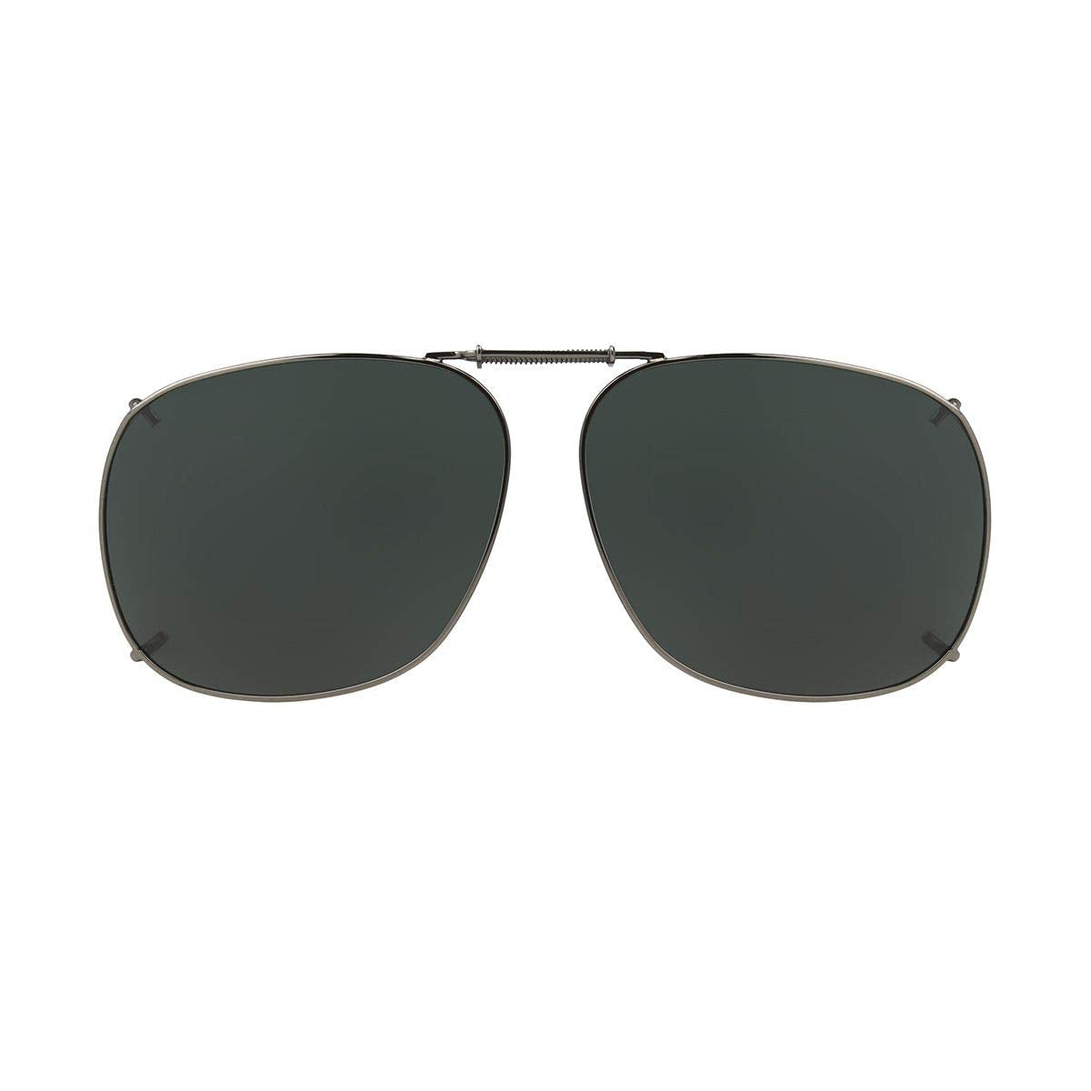 Solar Shield Polarized Clipons 57 sqr 3, Grey