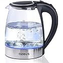 Azeus 1.8L Electric Kettle CX-817 - Fast Boil, Auto Shut-Off, Boil-Dry Protection, 360° Swivel Base - Stainless Steel Water Boiler for Tea, Coffee…