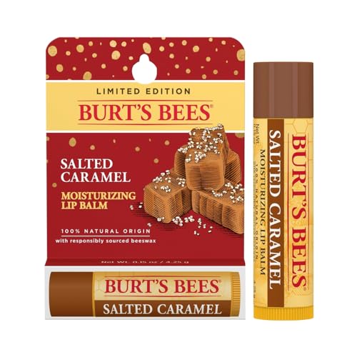 Burts Bees Salted Caramel Moisturizing Lip Balm Lip Balm (Limited Edition) Unisex 0.15 oz