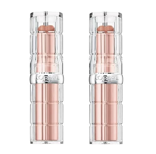 Pack of 2 L'Oreal Paris Colour Riche Plump and Shine Lipstick, Coconut Plump 107