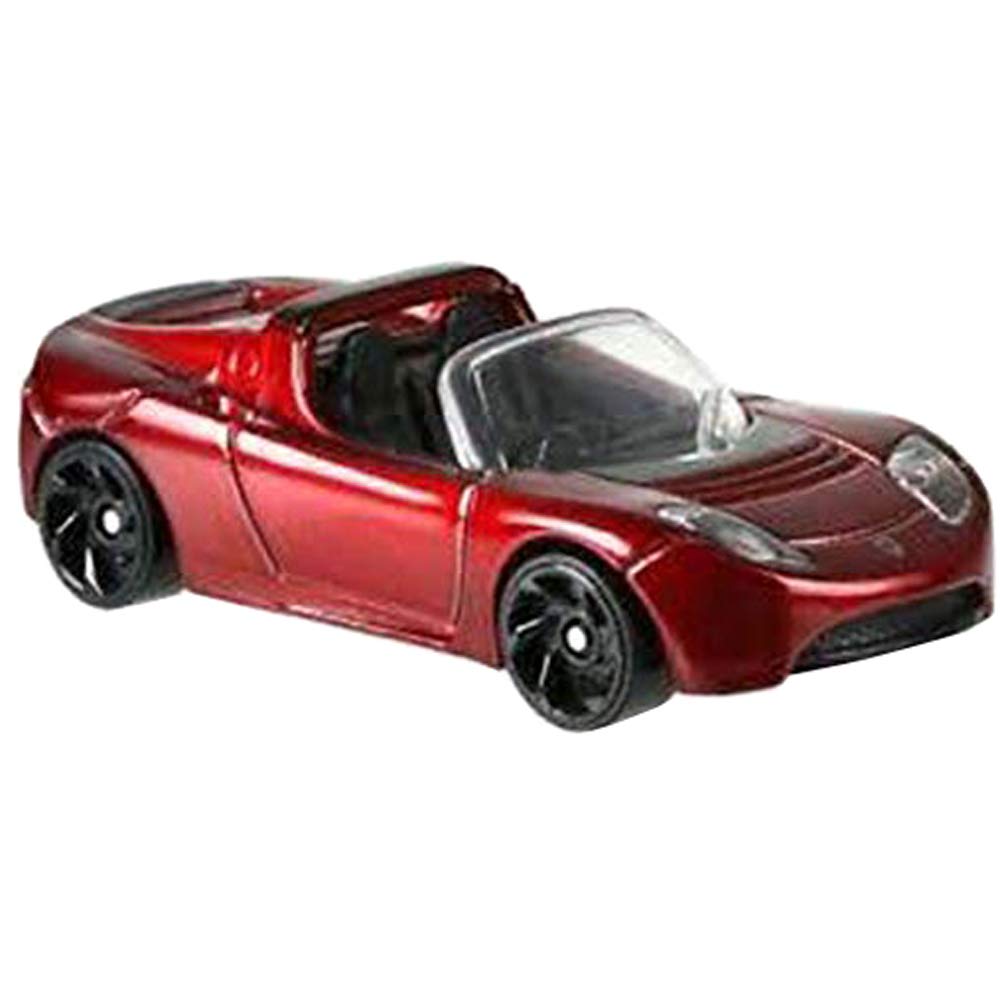 Hot Wheels 2019 Greetings From Space '08 Tesla Roadster, Maroon