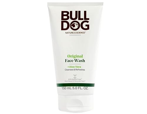 Bulldog Natural Skincare Original Face Wash For Men, 5 Oz (1 Pack)