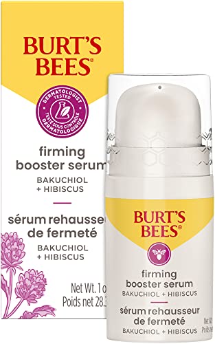 Burt's Bees Firming Collagen Face Serum, Natural Origin Retinol Alternative Improves Skin Texture & Supports Anti-Aging, with Bakuchiol, Lightweight