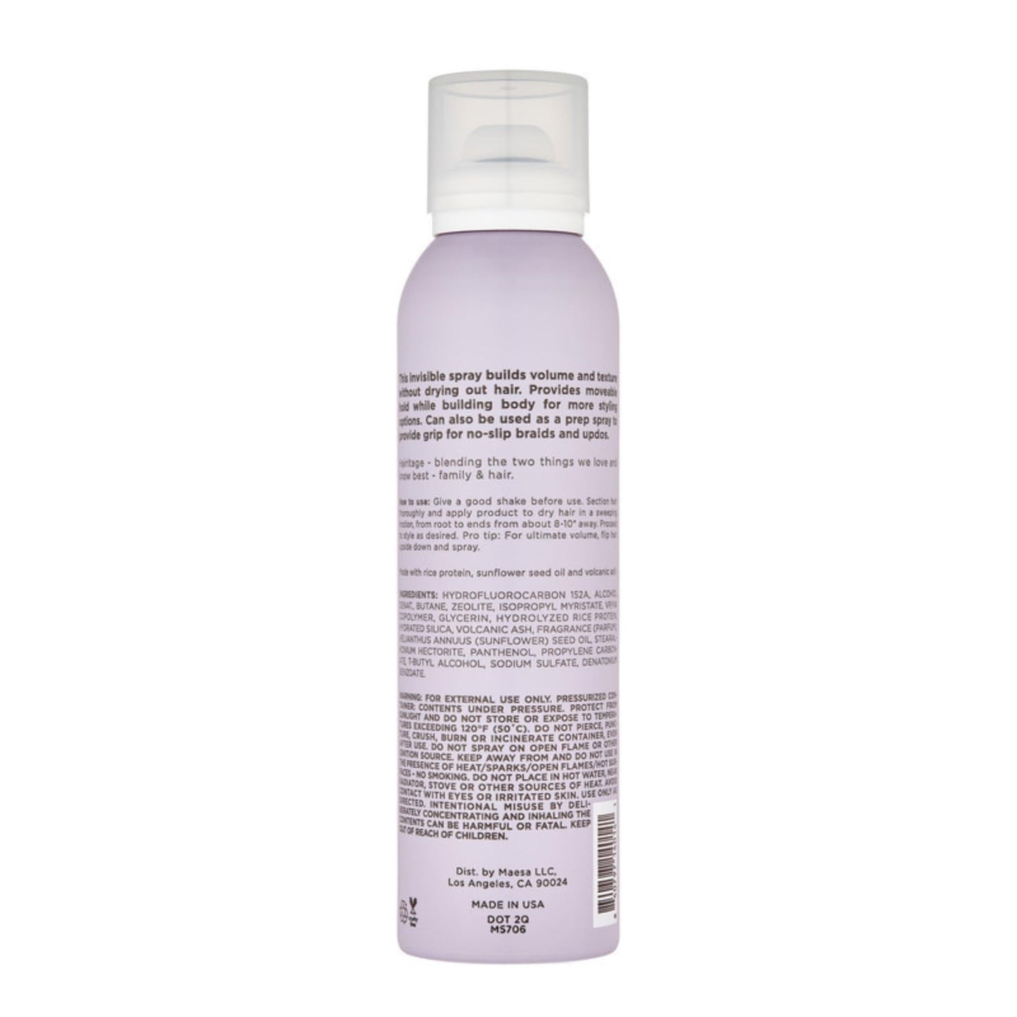 Hairitage Magic Spell Texturizing Spray - Volumizing Texture Spray Bottle for Women, Works with Straight, Wavy, Curly Hair, With Rice Protein +