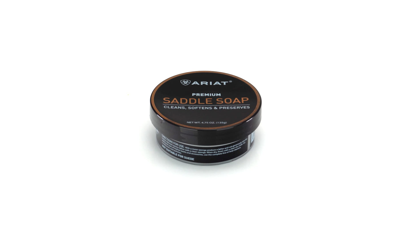 ARIAT Unisex Adult Premium Saddle Soap, Beige, 4.75 oz (135g)