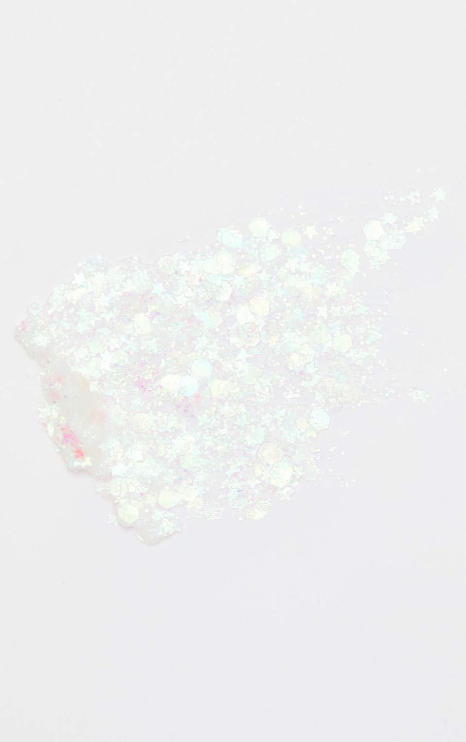 Neva Nude Face and Body Glitter Keychain - Holographic and Blacklight Reactive Chunky Glitter in Aloe for Festivals, Raves, and More | Cosmetic Grade