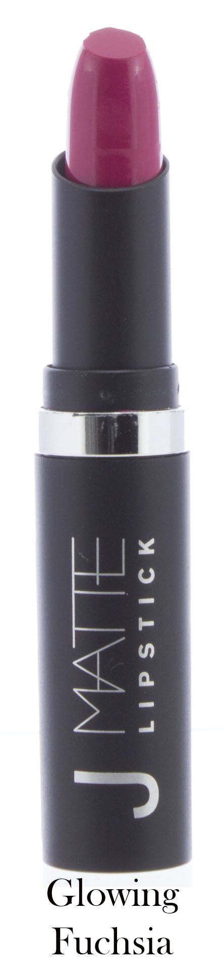 J MATTE Lipstick Ultra Matte Super Rich Smooth Hydrating Treatment Long Lasting Waterproof 36 Colors to choose from (Glowing Fuchsia)