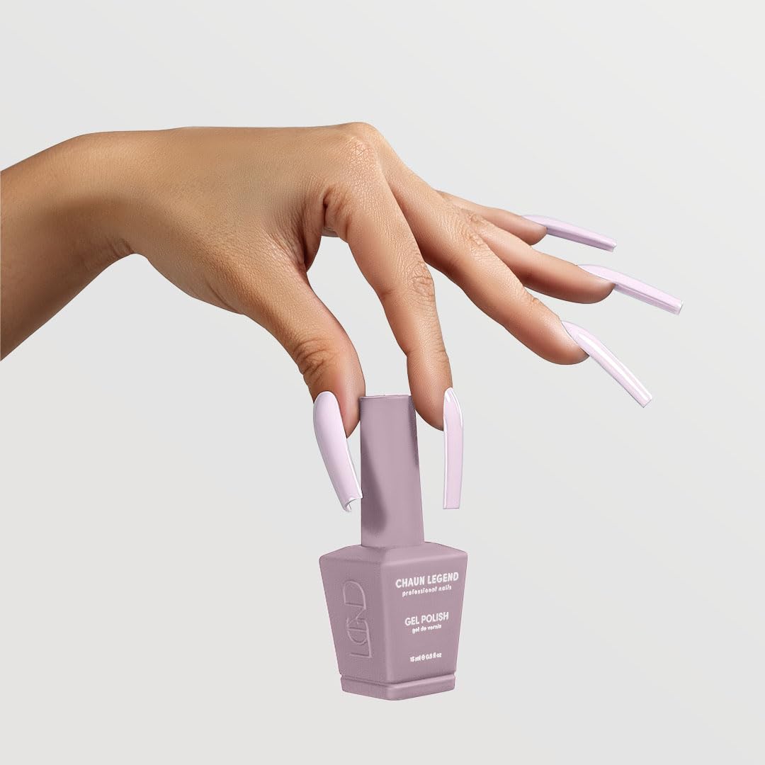 Chaun Legend UV Gel Nail Polish, 0.5 Ounce Long Lasting Salon Quality, Bubble Free Professional Manicures, Quick Dry High Shine, Angel Kisses LG5002 Beauty & Personal Care Chaun Legend Professional Nails