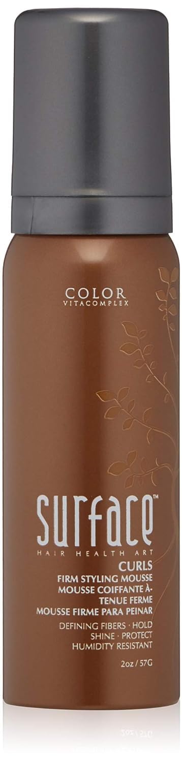 SURFACE Hair Curls Firm Styling Mousse, 2 oz