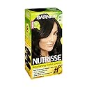 Garnier Nutrisse Haircolor, Soft Black 1 ea (Pack of 3)