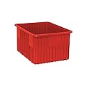 Quantum Storage DG93120 Dividable Grid Heavy Duty Part Organizer Bins - 22-1/2" x 17-1/2" x 12" - 3 Pack