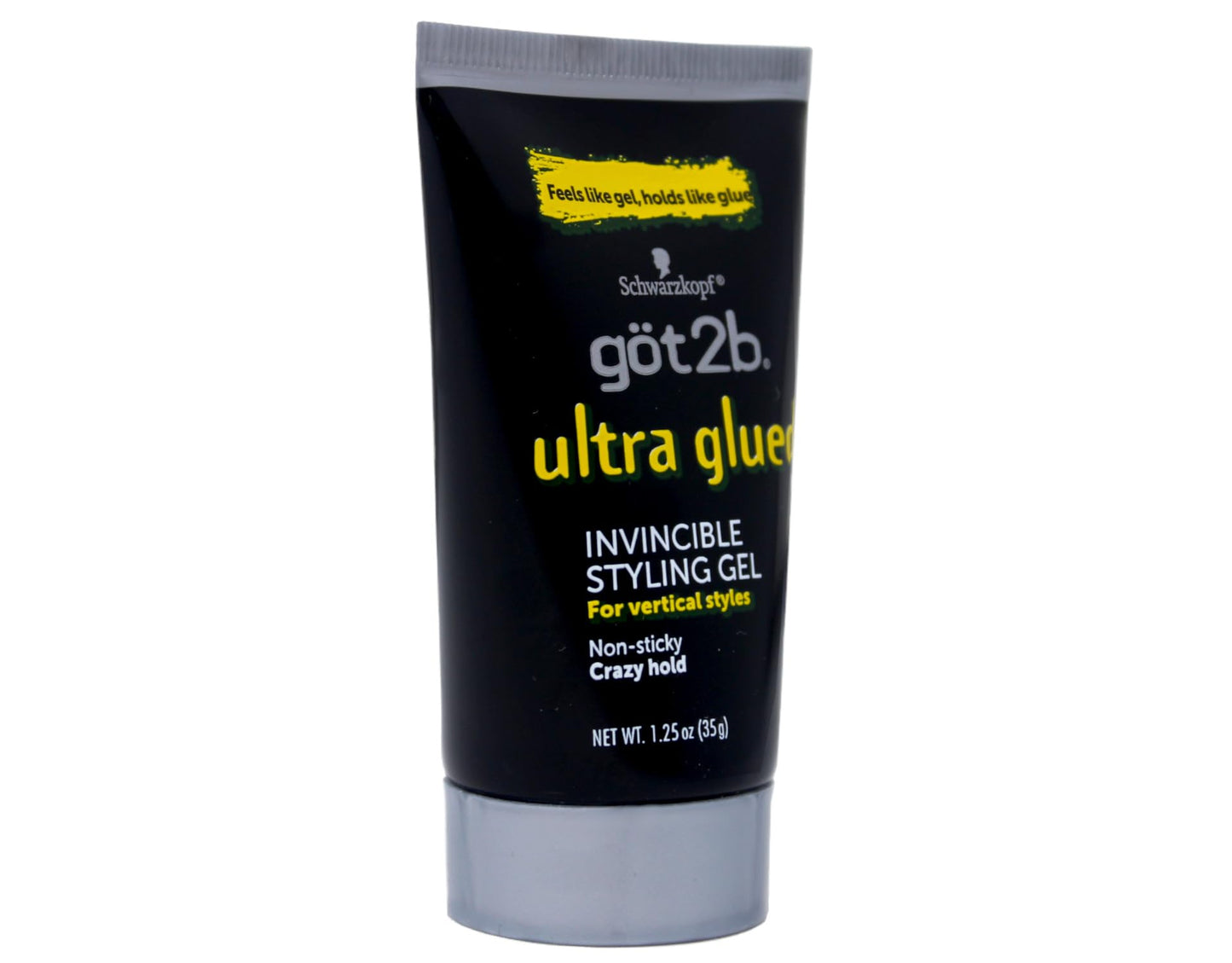 got2b, Ultra Glued, Invincible Styling Gel, 1.25 Oz., Pack of 6