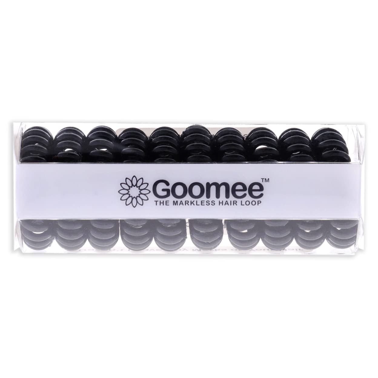 Goomee The Markless Hair Loop - Pack of 10 Black Hair Ties