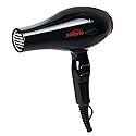 Solano Forza Ultra-Fast Ionic Far Infrared Hair Dryer | Eliminate Frizz + Enhances Volume | 1875 Watt + Tourmaline + Internal Silencer | Italian-Made