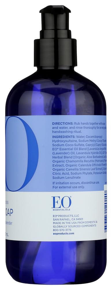 EO PRODUCTS HAND SOAP,FRENCH LAVENDER, 12 FZ