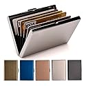 EASTNIGHTS RFID Credit Card Holder Stainless Steel Credit Card Wallet Business Card Holder for Women Men