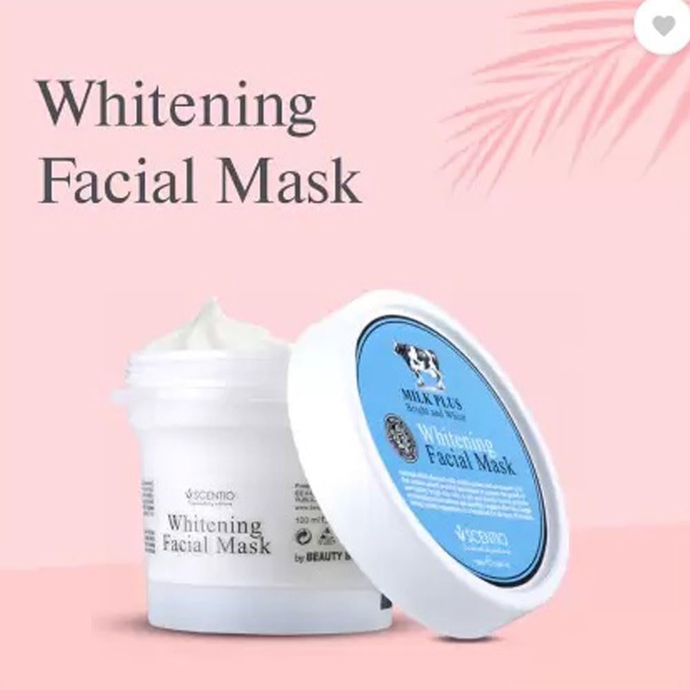 SCENTIO MILK PLUS Q10 FACIAL MASK 100 ML.