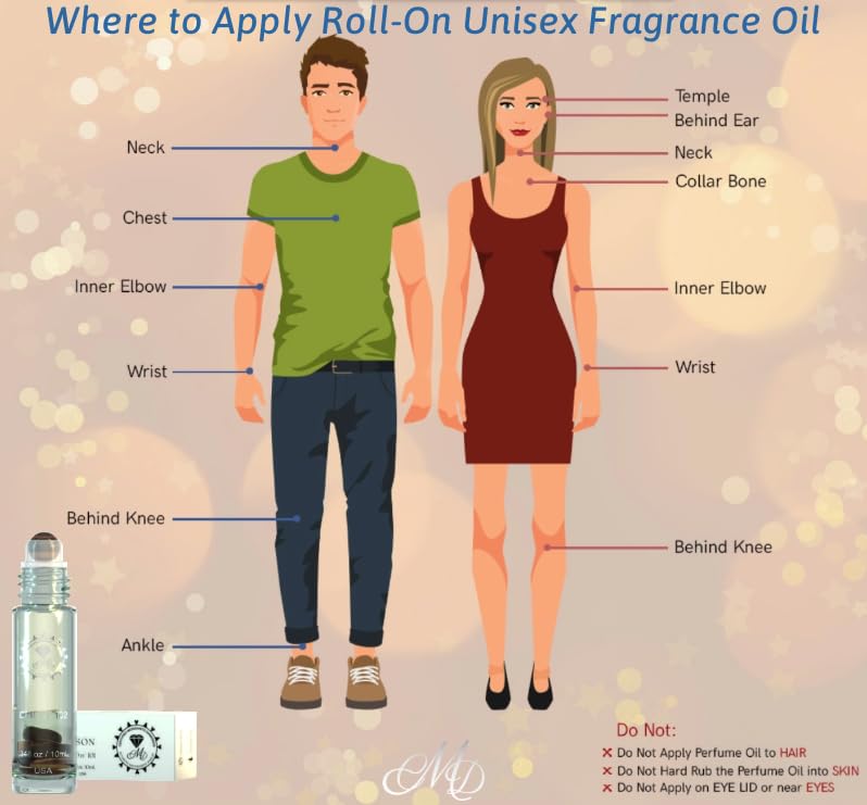 CMD Luxury Dubai Fragrance Perfume Oil Pheromones Infused, Roll On, Oud Ispahan Inspired, Natural Tigers Eye Crystal Rollerball, EDP Body Oil Roller