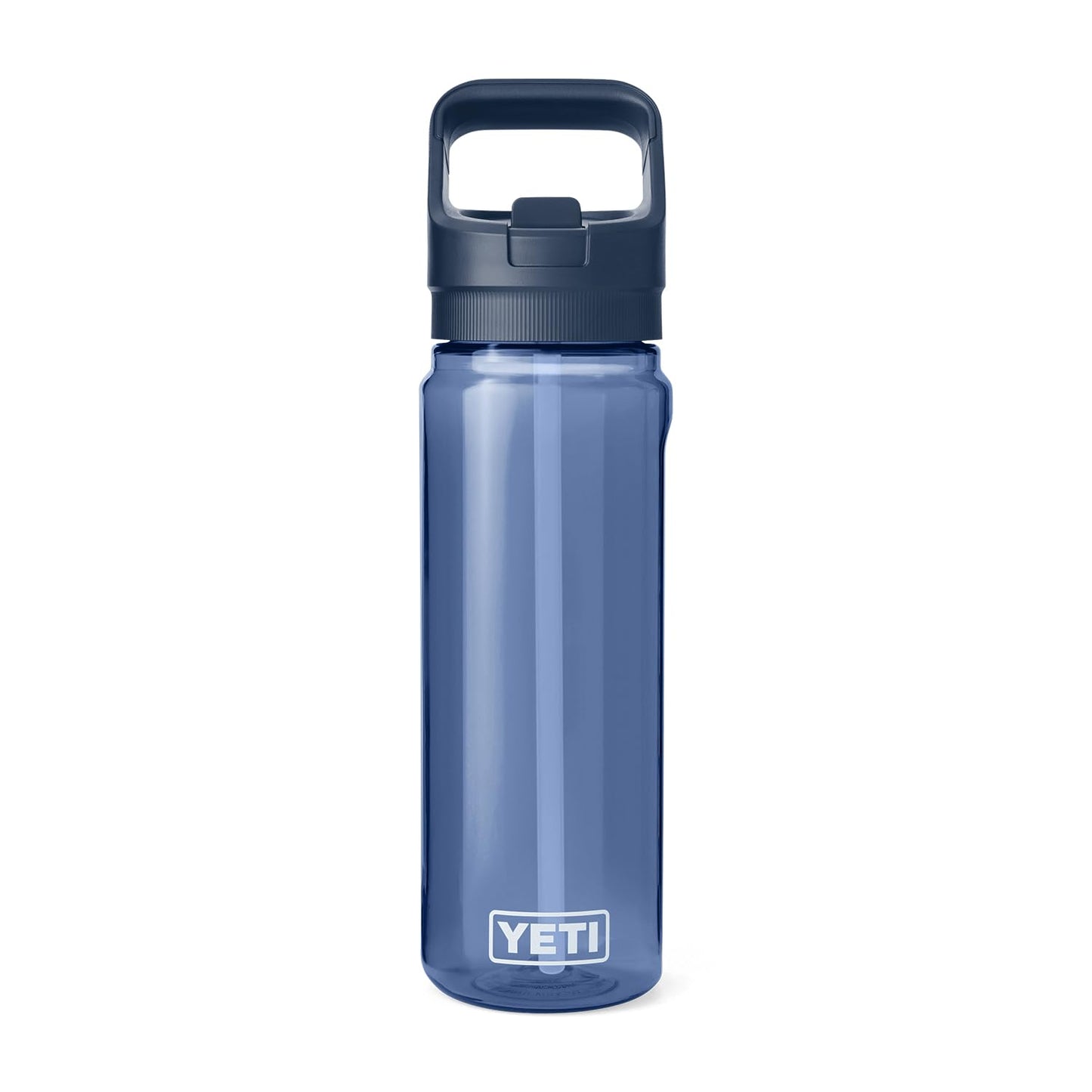 YETI Yonder 750 ml/25 oz Water Bottle with Yonder Straw Cap, Navy