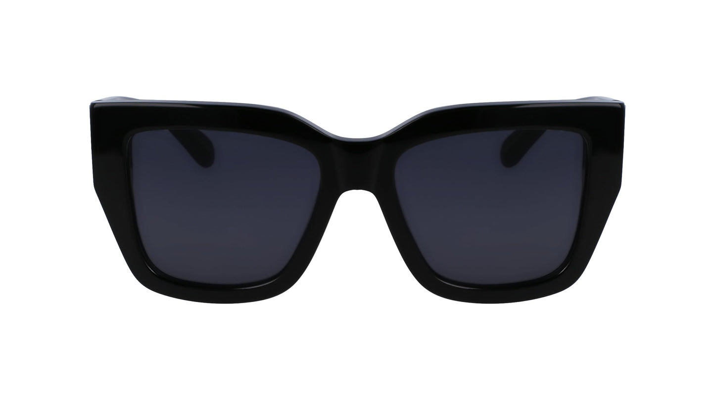 Salvatore Ferragamo Unisex Sunglasses, 001 Black, 55