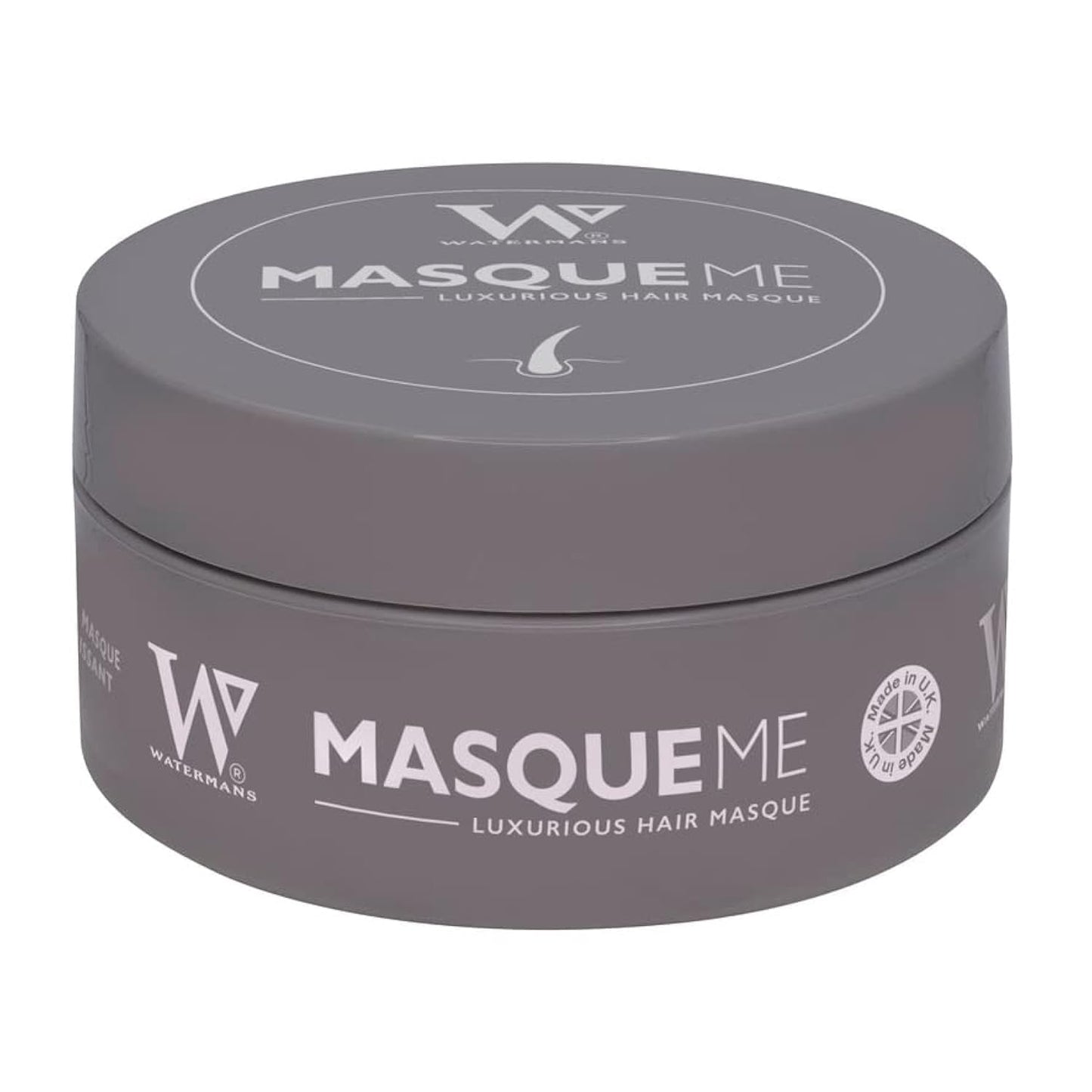 Watermans Hydrating Rosemary & Argan Oil Hair Mask and Deep Conditioner for Dry or Damaged Hair with Niacinamide, Provitamin B5, Caffeine, B3, B6, B7