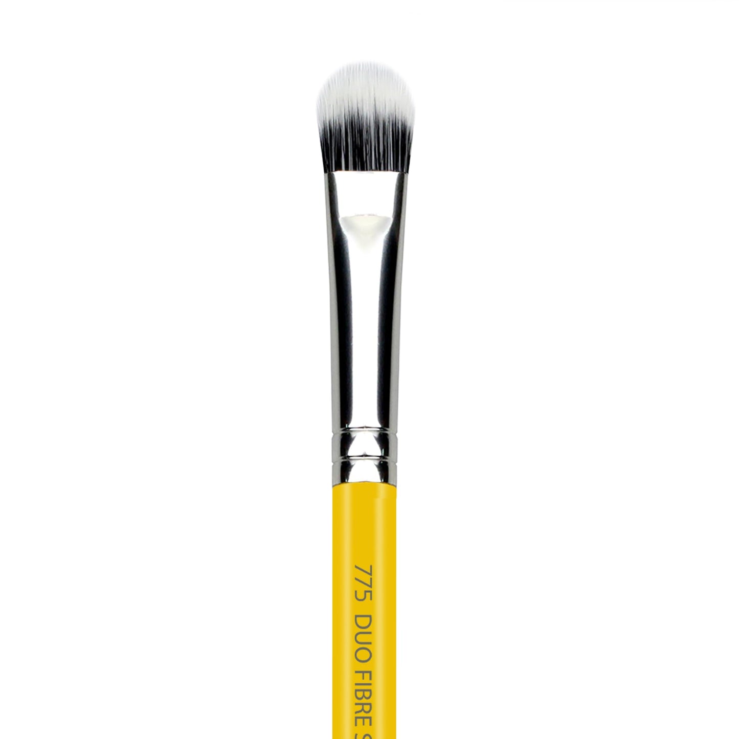 Bdellium Tools Professional Makeup Brush - Studio Series 775 Duo Fiber Shader - With Soft Synthetic Fibers, For Shading (Yellow, 1pc)