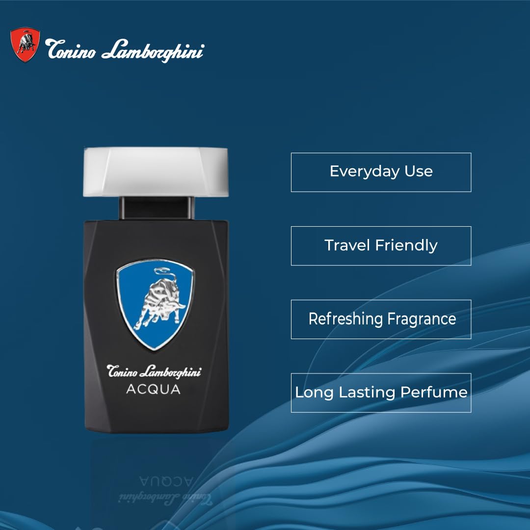 Tonino Lamborghini Acqua By for Men - 4.2 Oz Edt Spray, 4.2 Oz