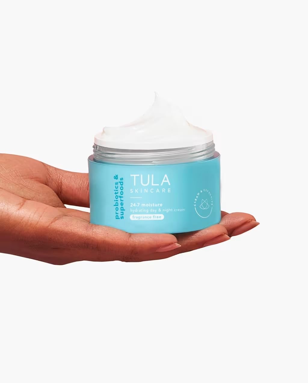 TULA Skin Care 24-7 Hydrating Day & Night Cream Fragrance Free - Nourishing Moisturizer for Face, Improves Skin Smoothness & Maintains Balance
