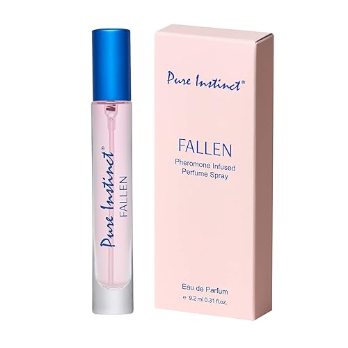 Pure Instinct FALLEN The Original Pheromone Infused Sprayer Perfume Cologne - For Her - Eau de Parfum EDP for Women - 0.31 Fl Oz
