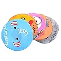 Aysekone 5 Pieces Cartoon Animals Waterproof Elastic PEVA Shower Caps Bath Caps Bathing Bathroom Hats Bathroom Accessories for Women and Girls