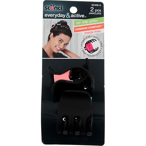 Scunci Cushion Clip - 2 ct