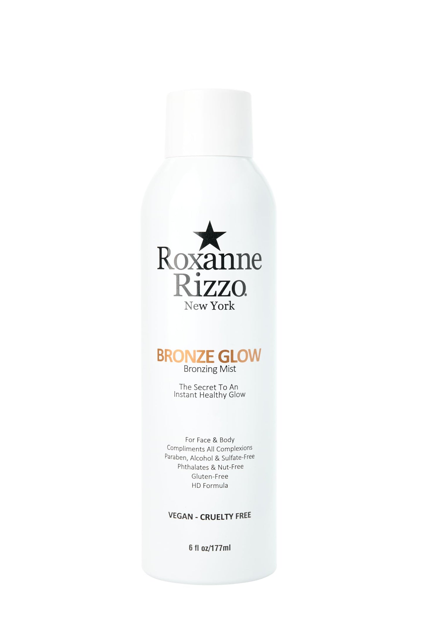 Bronze Glow - Instant bronzer Spray Mist for Face and Body - Hydrating Tanning Mist - Blends into All Skin Tones - Celebrity Favorite Spray - 6 oz