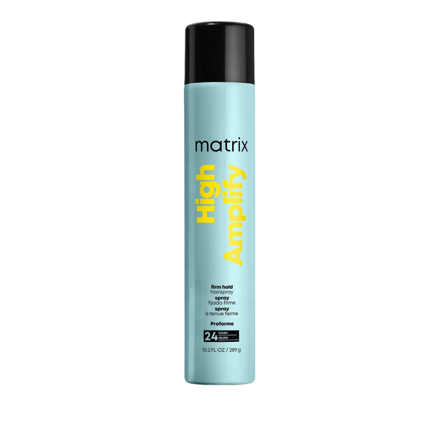 Matrix High Amplify ProForma Firm Hold Hairspray - Adds Intense Volume & Shine, For Fine Hair, Silicone-Free and Vegan, 24 Hour Humidity Resistance