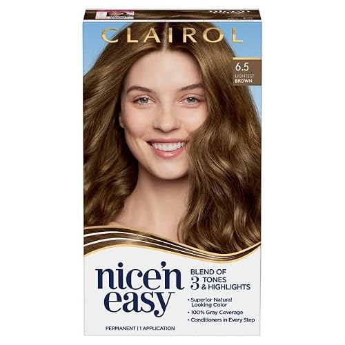 Clairol Nice 'n Easy Permanent Color 6.5 Natural Lightest Brown 1 ea (Pack of 3)