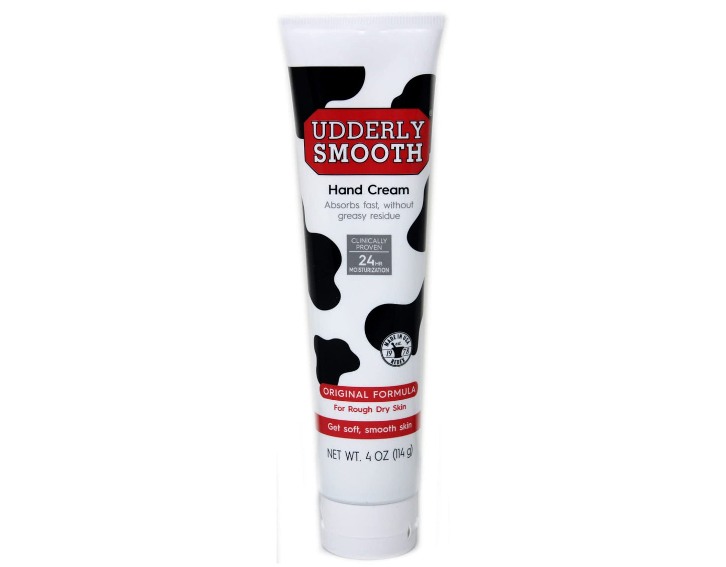 Udderly Smooth Hand Cream and Body Cream Bundle, Fast-Absorbing 24-Hour Moisturization, Original Formula for Rough Dry Skin, 4 oz Hand Cream + 10 oz