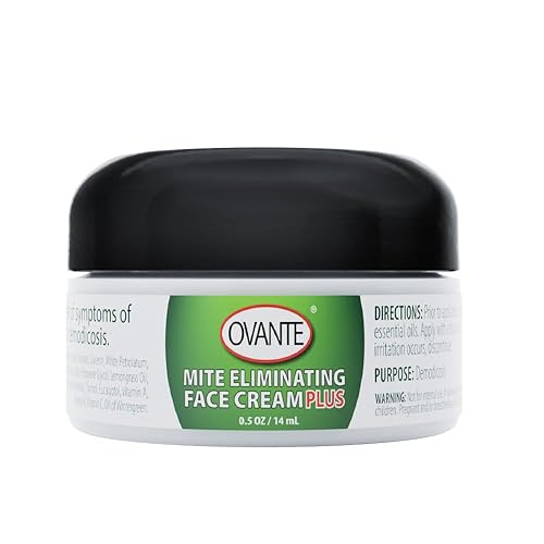 OVANTE Demodex Mite Eliminating Facial Cream for Humans With Demodex | Plus | - 0.5 oz