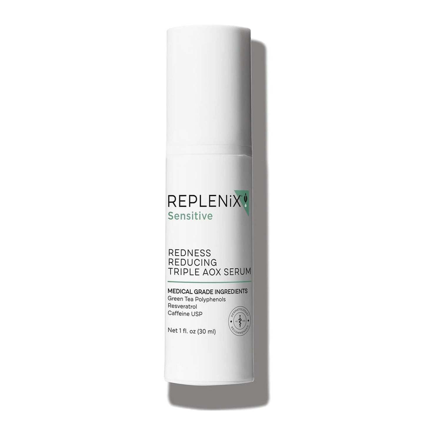 Replenix Redness Reducing Triple AOX Serum, Hydrating Medical-Grade Antioxidant Facial Treatment with Soothing Green Tea for Sensitive Skin (1 fl. oz)