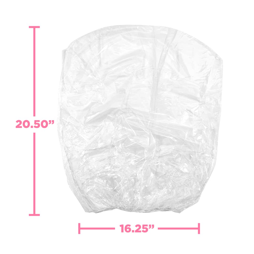 ADAMA Disposable Shower Conditioning Processing Caps, XX-Large Size for Processing, Conditioning, Showering Voluminous Hair, Protects Long Hair