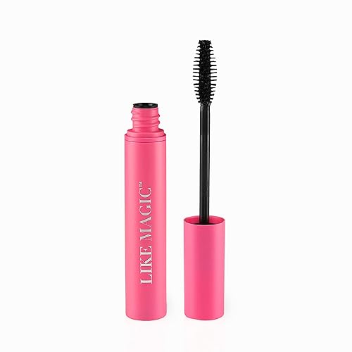 Woosh Beauty, Like Magic Mascara, Black Smudge Proof, Lengthens & Volumizes, Moisturizes w/Argan Oil, Vegan & Cruelty-Free