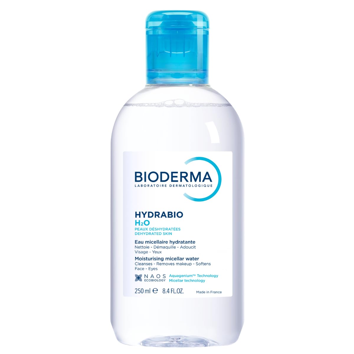 Bioderma Hydrabio H2O Micellar Water, Cleansing and Makeup Removing Gentle Face Cleanser for Dehydrated Sensitive Skin, 8.4 Fl Oz Beauty and Personal Care Bioderma Default Title