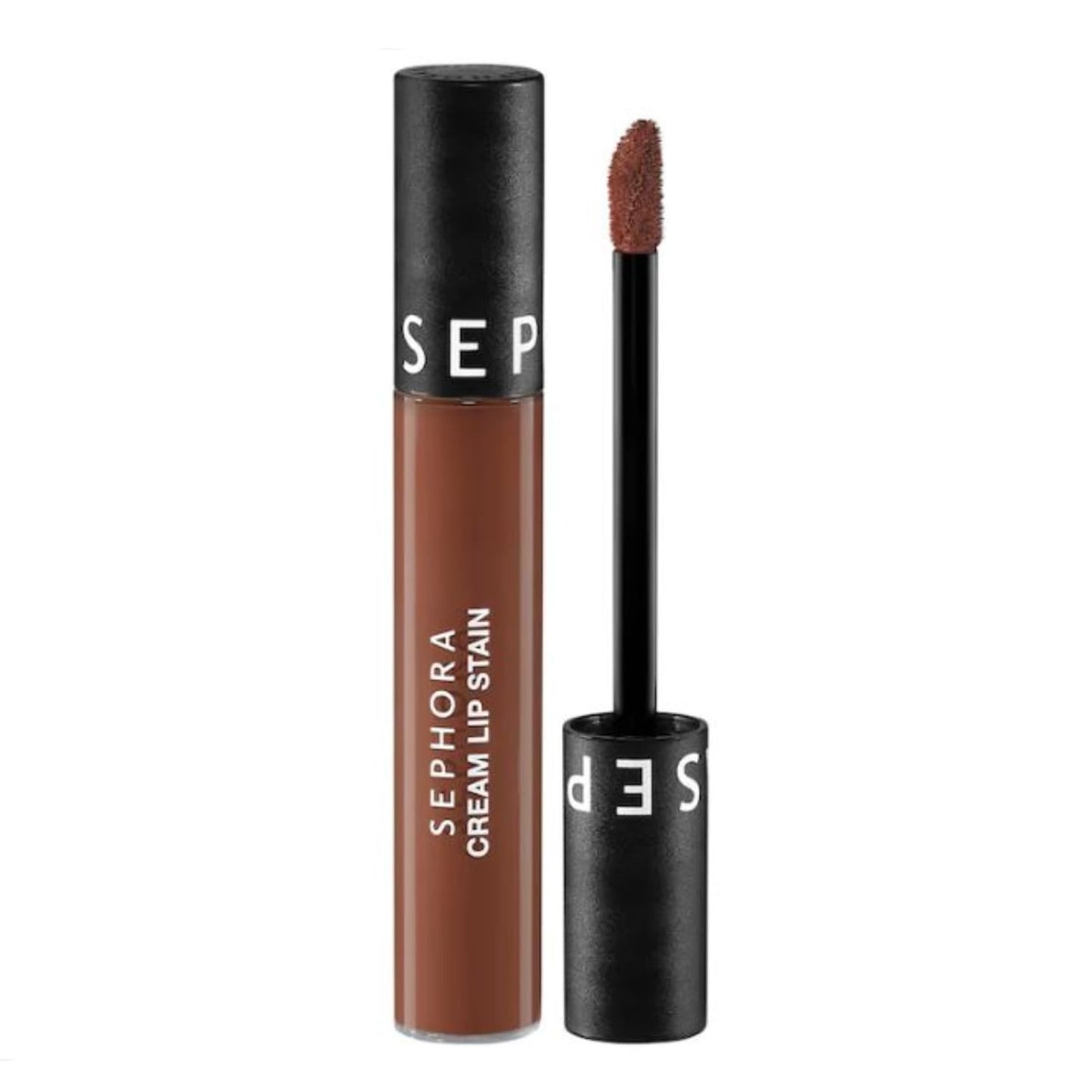 SEPHORA Favorites Cream Lip Stain Matte Liquid Lipstick - 141 Chocolate Lover (matte chocolate brown) - 0.16 fl oz / 5 mL