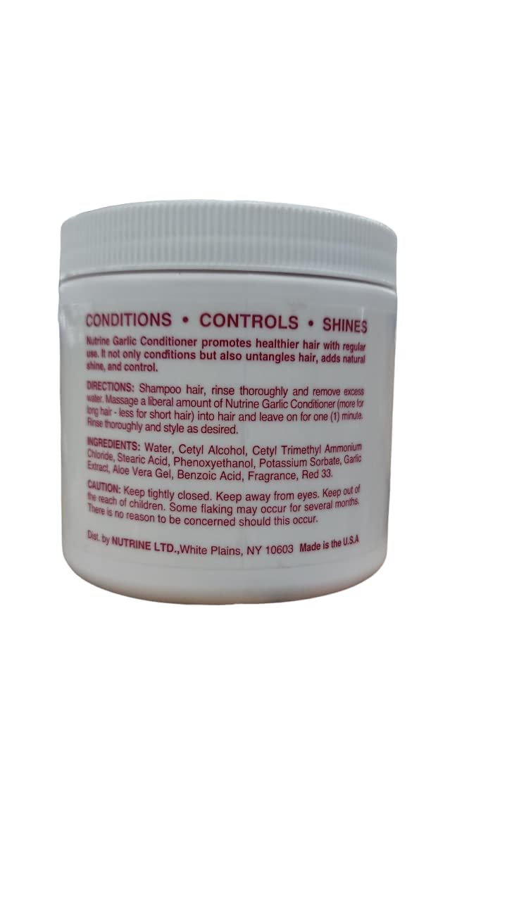 Nutrine Garlic Conditioner Jar, 16 Oz