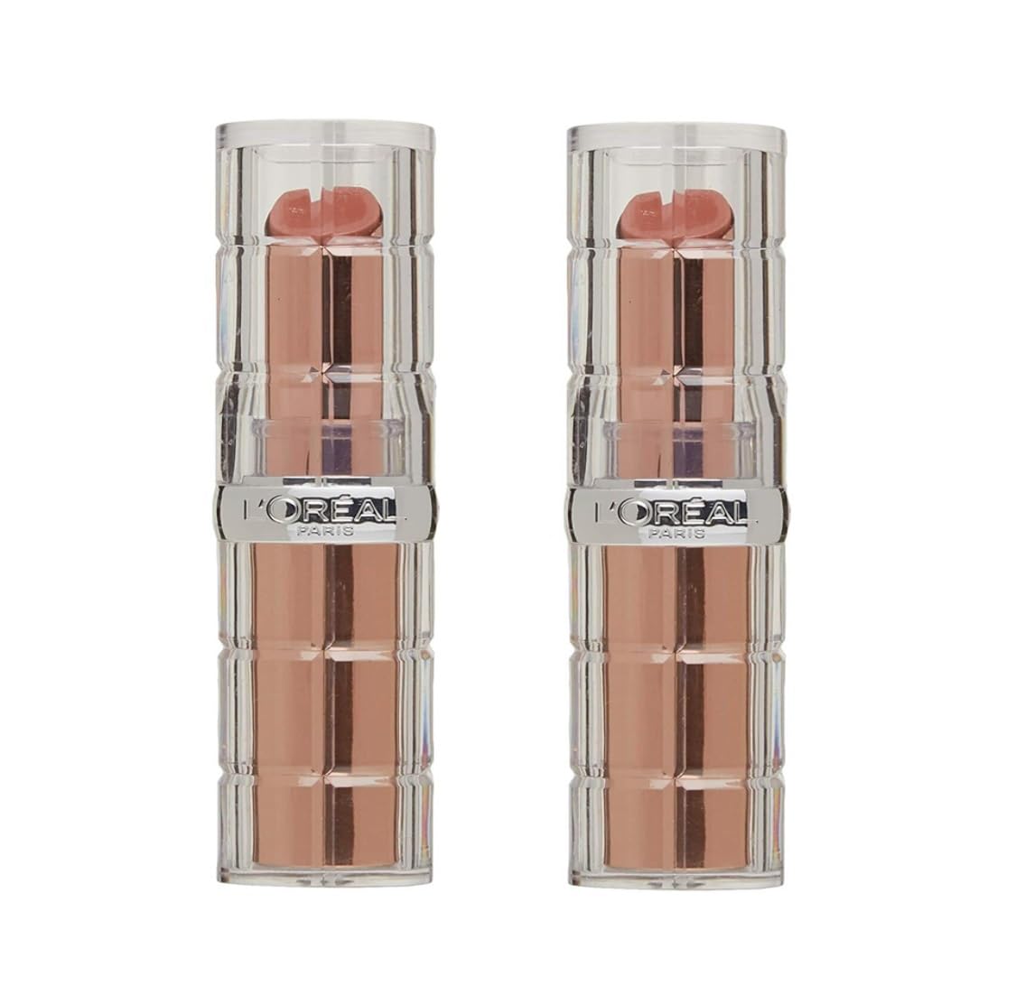 Pack of 2 L'Oreal Paris Colour Riche Plump and Shine Lipstick, Coconut Plump 107