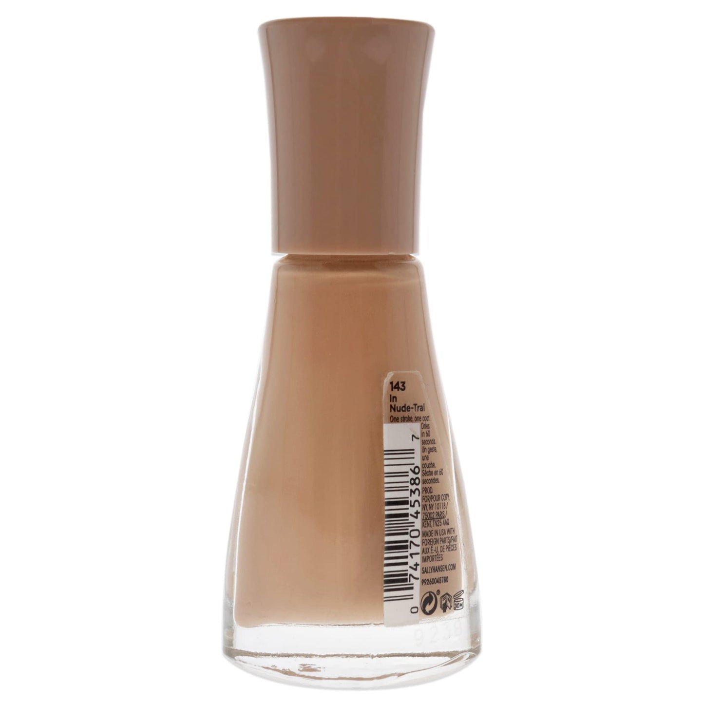 Sally Hansen Insta-Dri Nail Color - 143 In Nude Tral Nail Polish Women 0.31 oz Beauty & Personal Care Sally Hansen