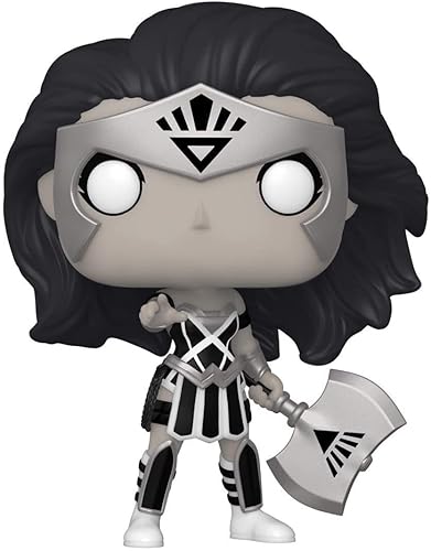 Funko POP Heroes: Wonder Woman 80th Anniversary - Glow in The Dark Black Lantern Wonder Woman, Amazon Exclusive, 3.75 inches,56967