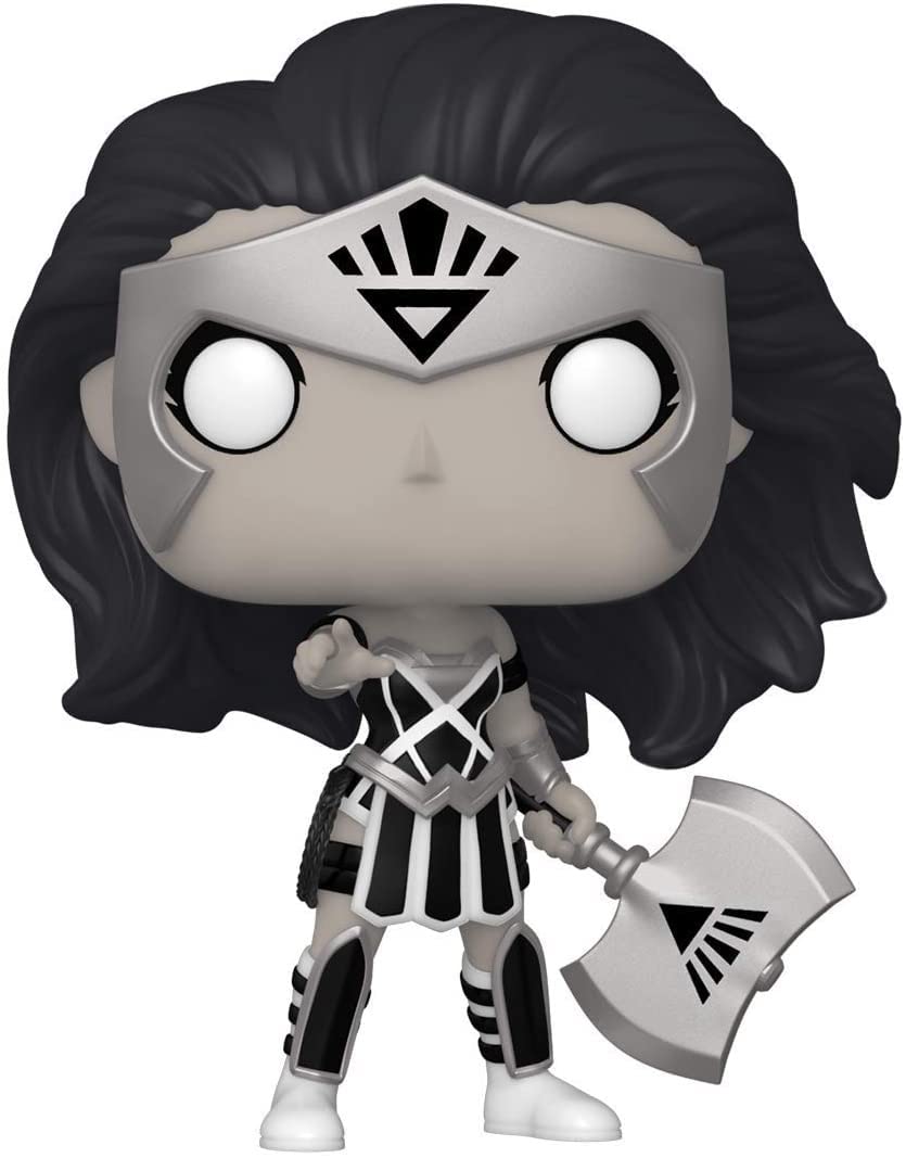 Funko POP Heroes: Wonder Woman 80th Anniversary - Glow in The Dark Black Lantern Wonder Woman, Amazon Exclusive, 3.75 inches,56967