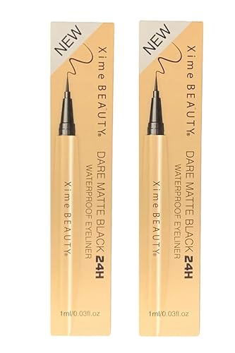 xime skin Dare Matte Black Waterproof Eyeliner 24H (set of 2 pcs)