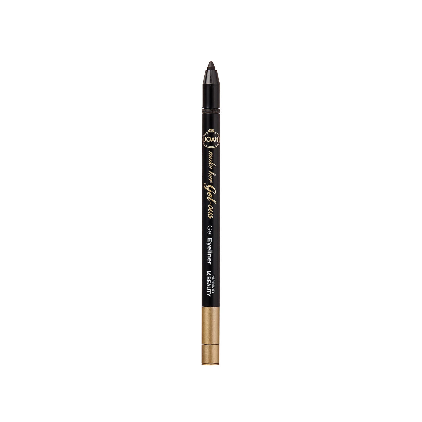 JOAH Smooth Gel Eyeliner Pencil 0.02 oz - Waterproof, Smudge-Proof Long-Lasting Eye Liner with Built-In Sharpener, Silky Glide Gel Formula for Precise