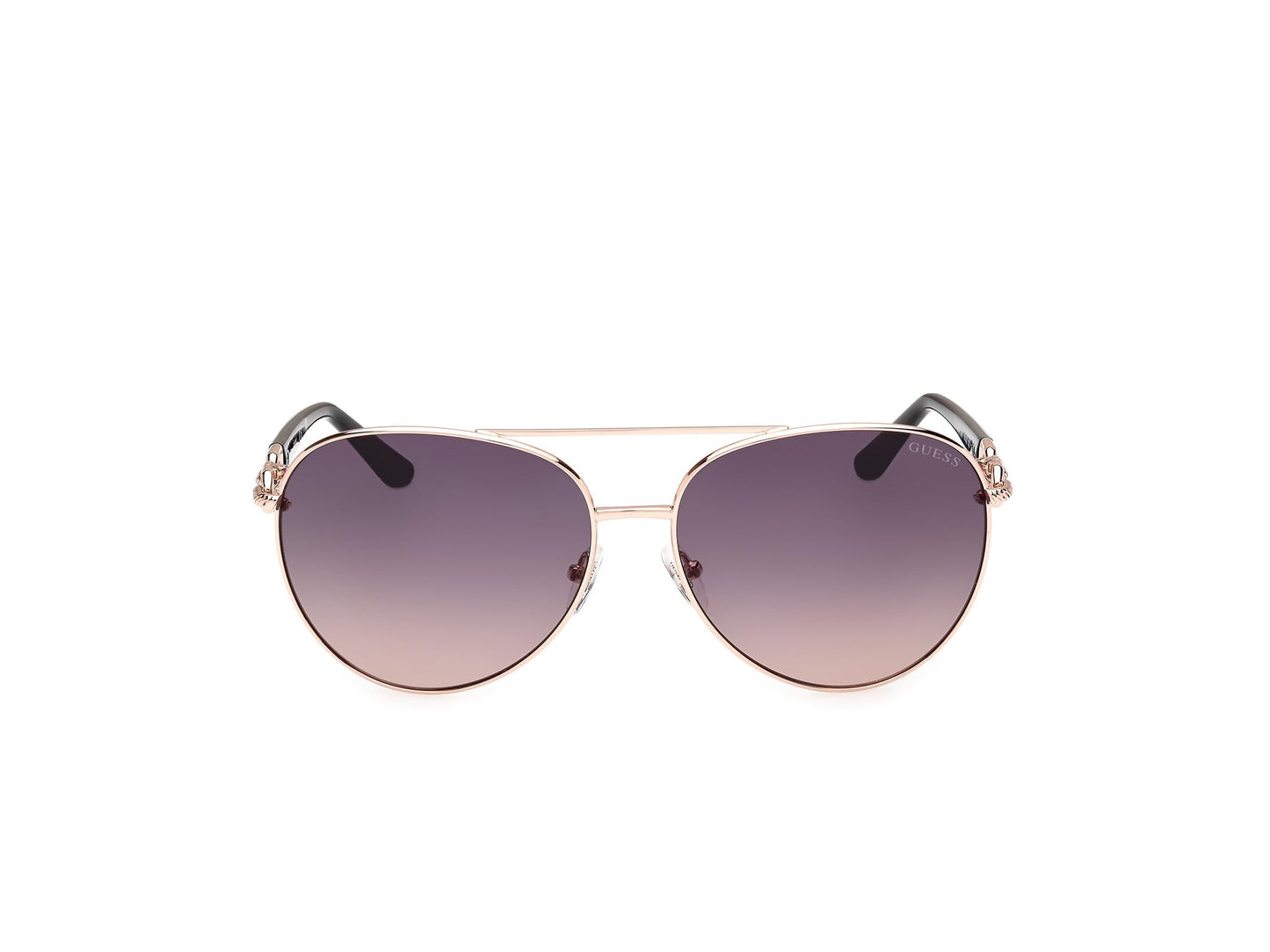 GUESS Aviator Metal Sunglasses